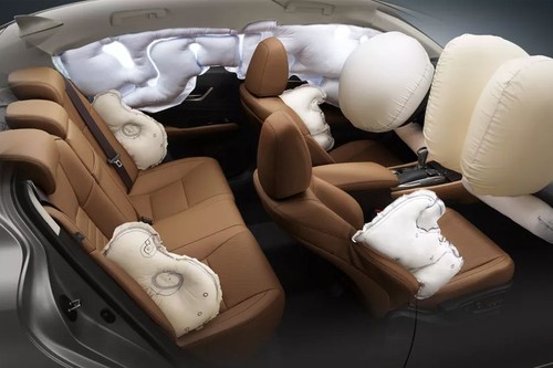 Lexus GS (2013-2021) AirBags View