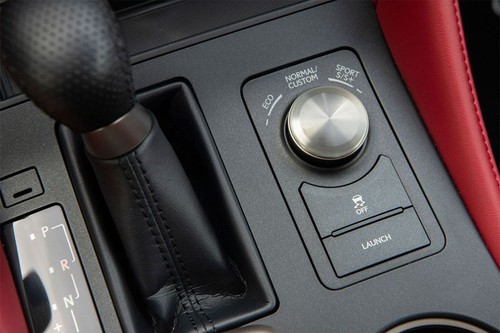 Center Controls of Lexus RC F