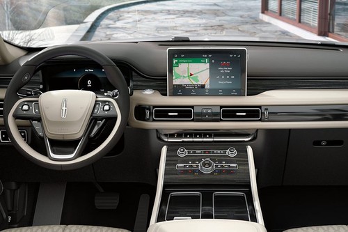 Front AC Controls of Lincoln Aviator (2023-2024)