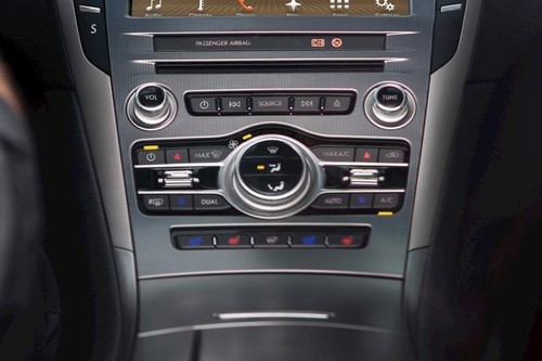 Front AC Controls of Lincoln MKZ