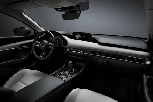 Dashboard View of 3 Sedan