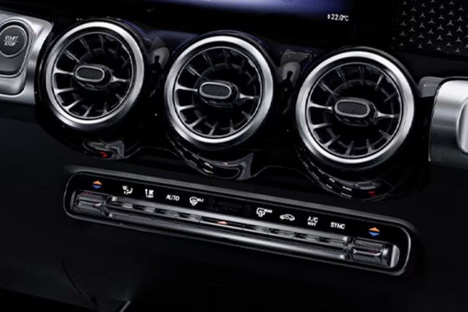 Front AC Controls of Mercedes-Benz EQB