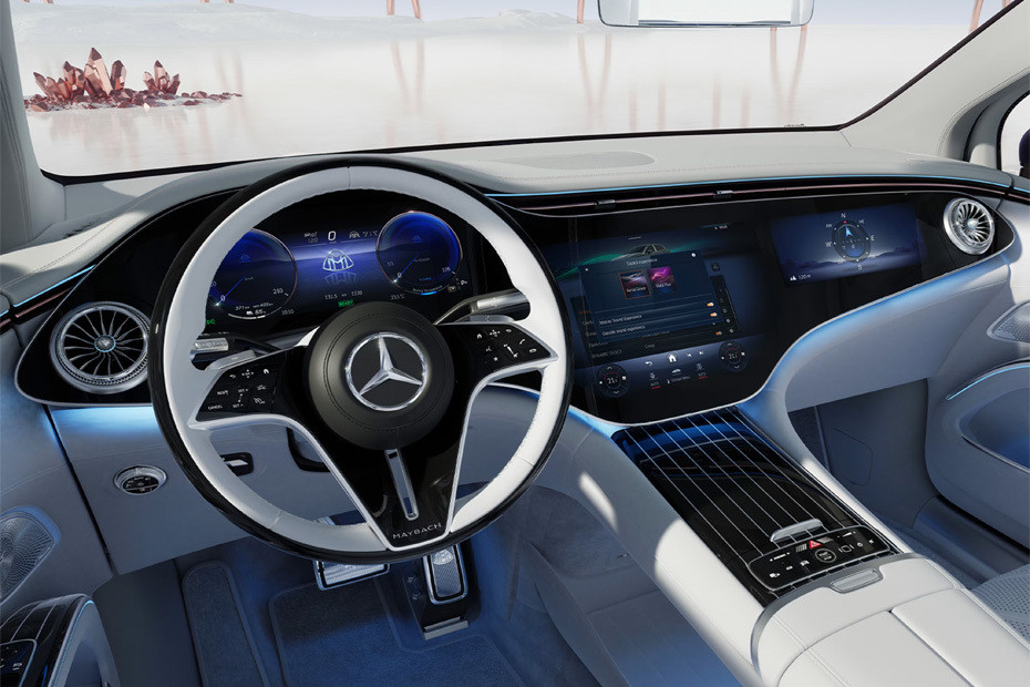 Dashboard View of Maybach EQS