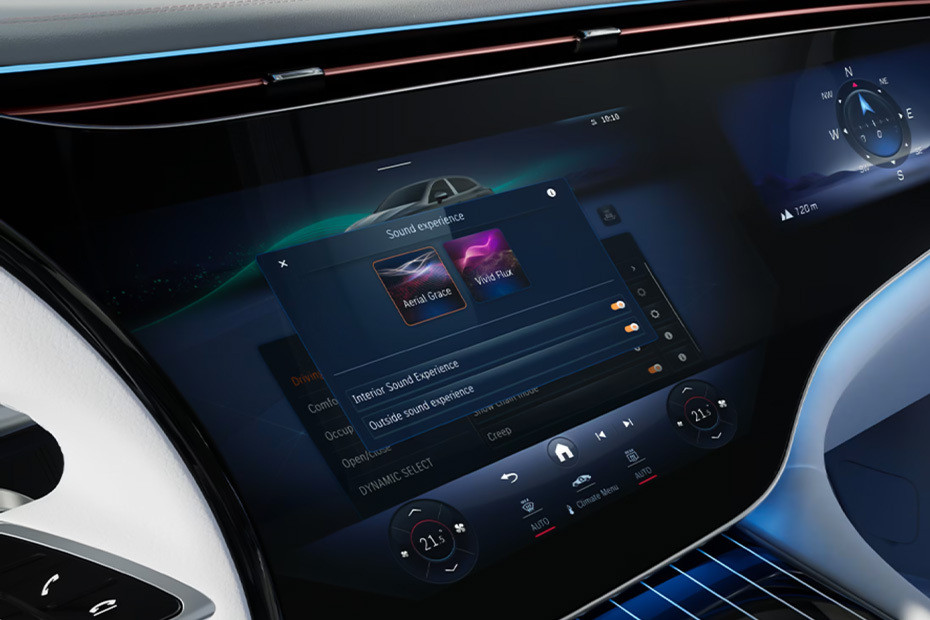 Stereo View of Maybach EQS in UAE