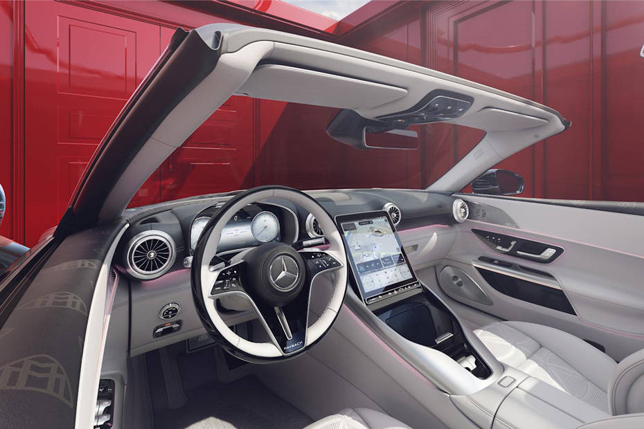 Dashboard View of Maybach SL Dashboard View of Maybach SL