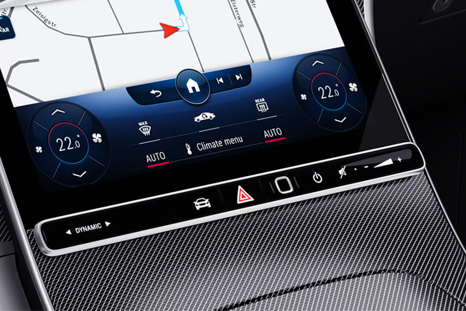 Front AC Controls of Mercedes-Benz C-Class Sedan in UAE