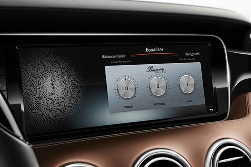 S-Class Coupe touch screen