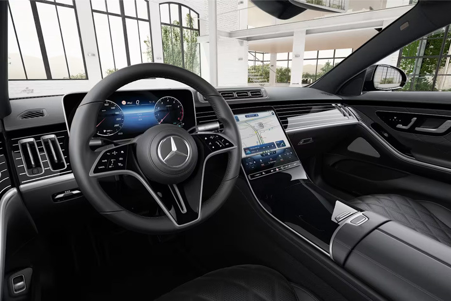 Dashboard View of S-Class Sedan in UAE