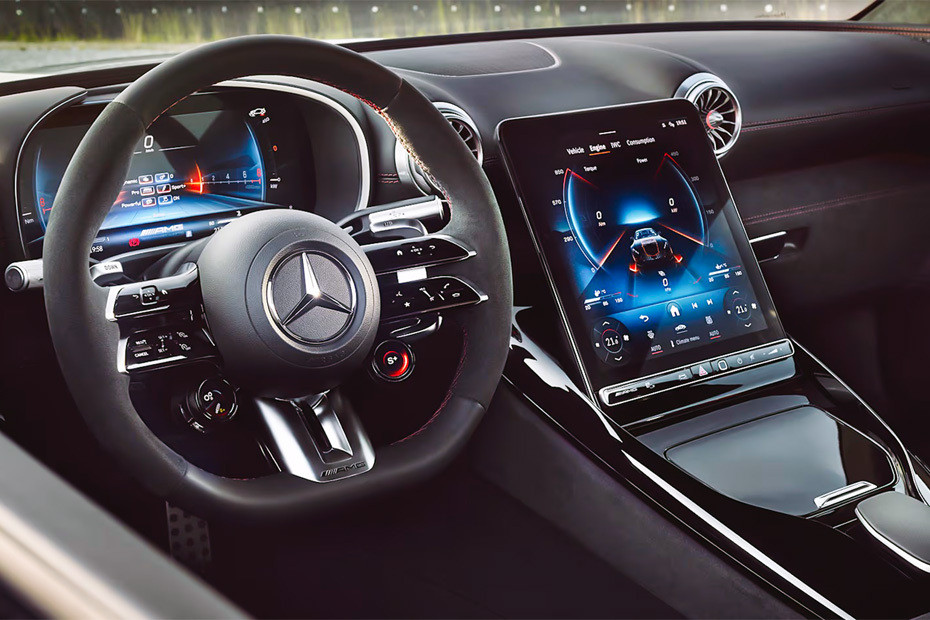 Dashboard View of AMG GT