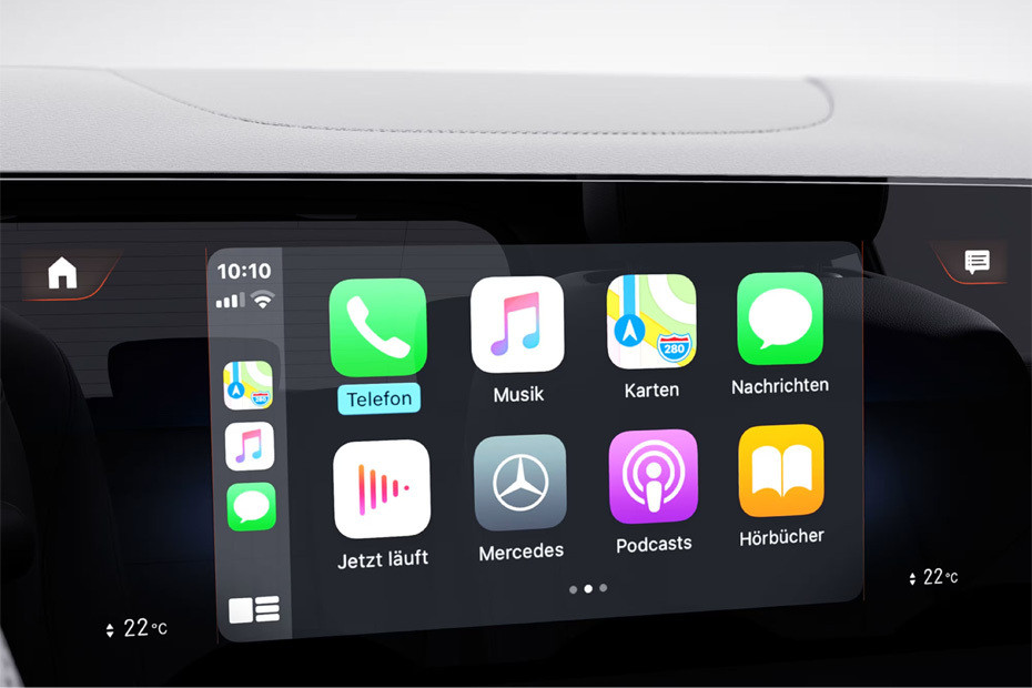 CLA-Class touch screen