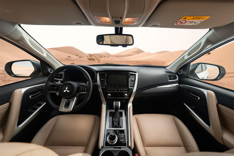 Dashboard View of Montero Sport