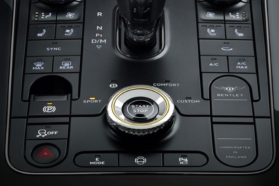 Center Controls of Bentley Continental GTC in UAE