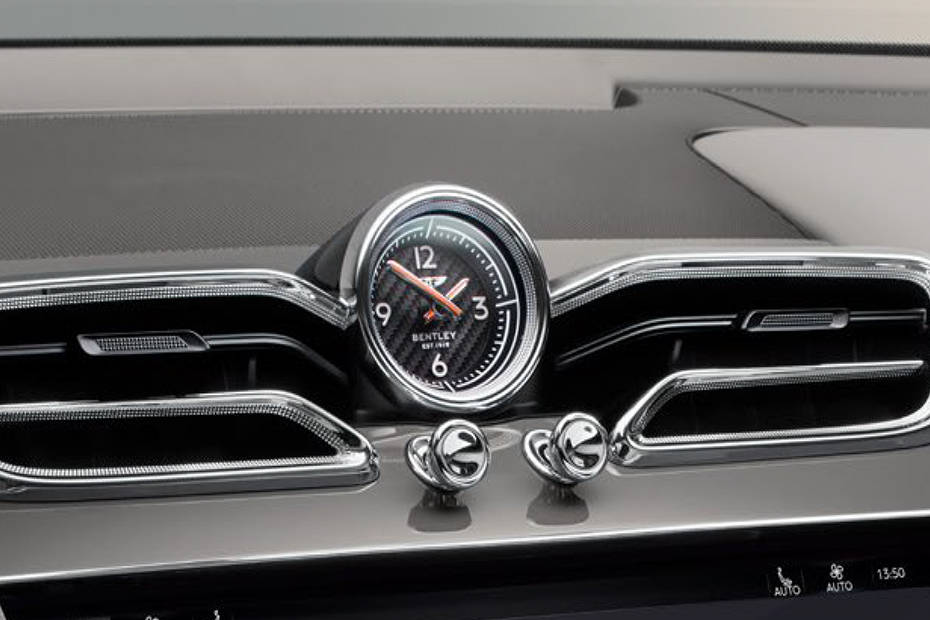 clock in Bentley Bentayga EWB clock in Bentley Bentayga EWB