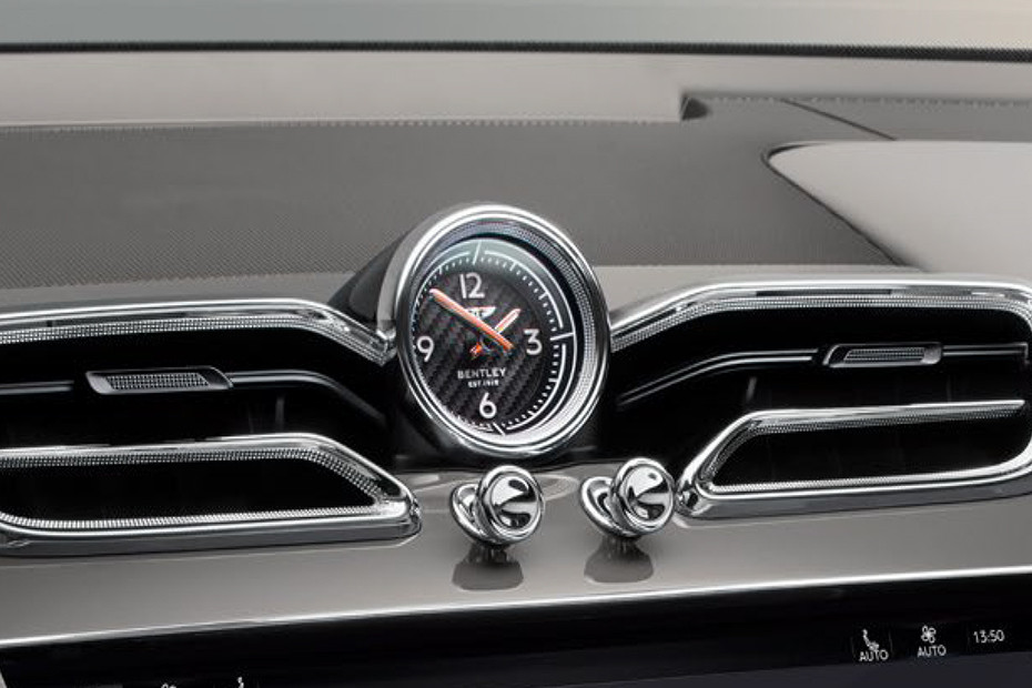 clock in Bentley Bentayga EWB in UAE