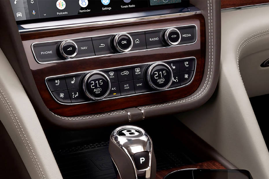 Front AC Controls of Bentley Bentayga EWB Front AC Controls of Bentley Bentayga EWB