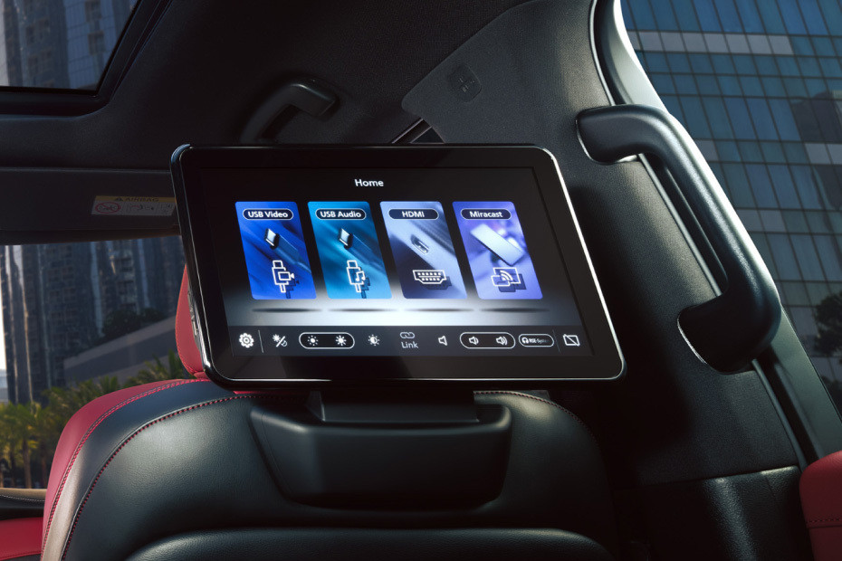 Rear Seat Entertainment of Nissan Patrol Rear Seat Entertainment of Nissan Patrol