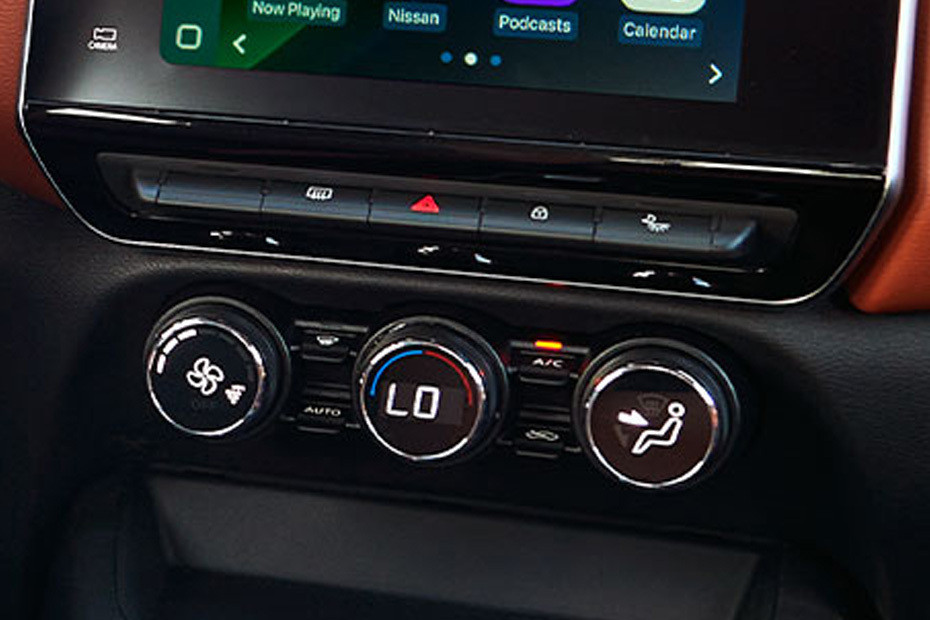 Front AC Controls of Nissan Magnite in UAE