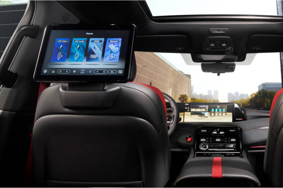 Rear Seat Entertainment of Nissan Patrol Nismo Rear Seat Entertainment of Nissan Patrol Nismo