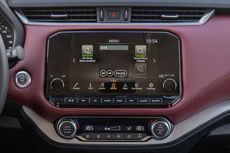 Front AC Controls of Nissan X-terra in UAE