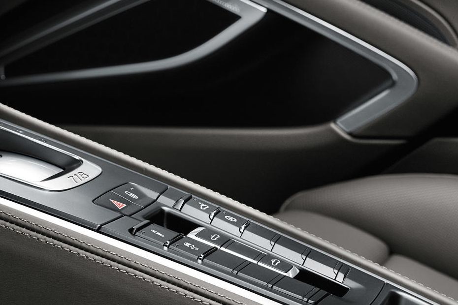 Center Controls of Porsche 718 in UAE