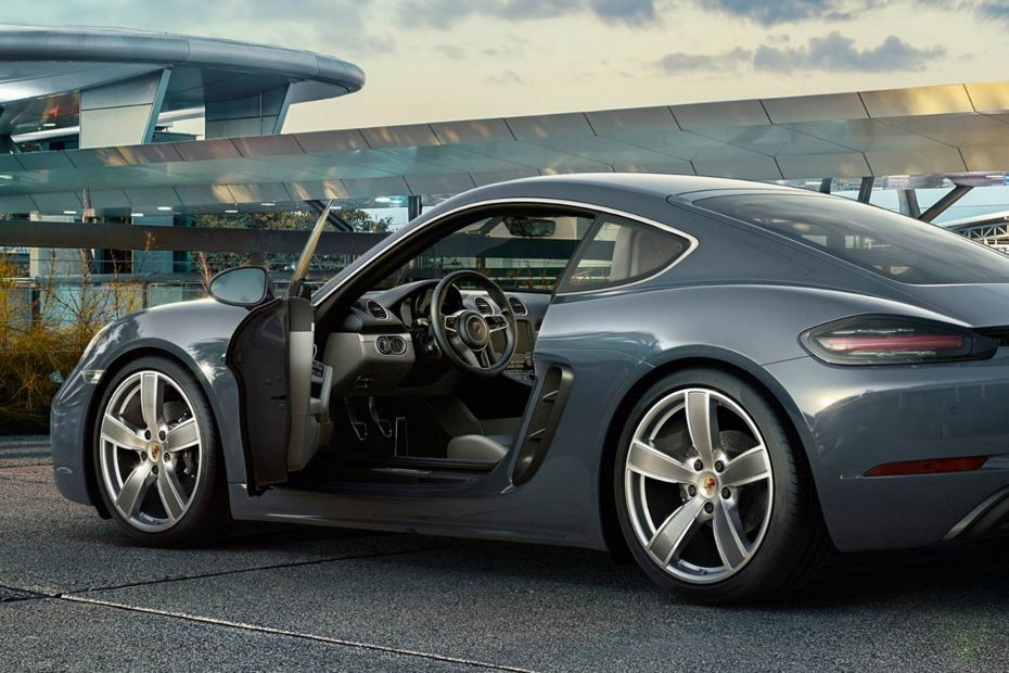 Porsche 718 Driver's Side View Door Open in UAE