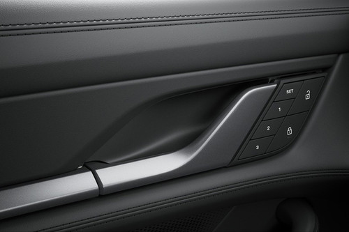 door handle interior of Porsche Taycan