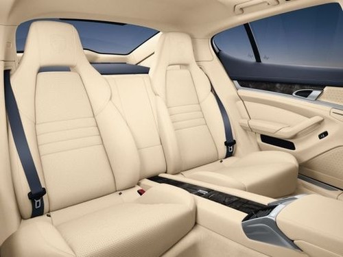 Porsche Panamera S Rear Seats