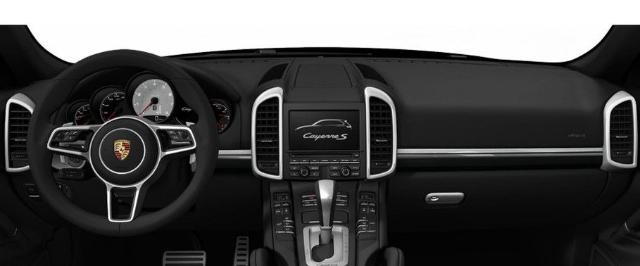 Dashboard View of Cayenne S