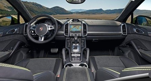 Dashboard View of Cayenne GTS