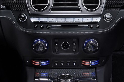 Front AC Controls of Rolls Royce Wraith