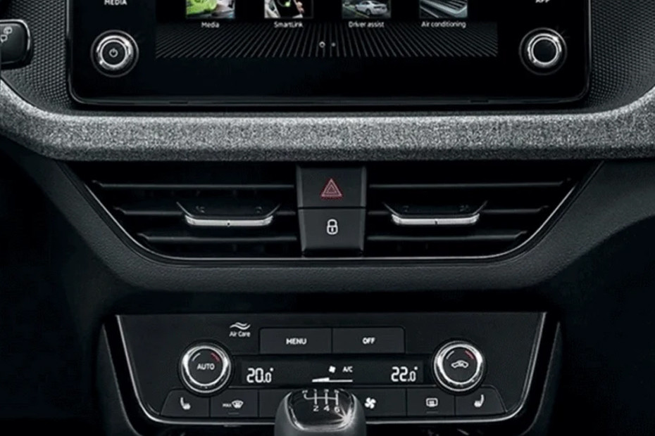 Front AC Controls of Skoda Kamiq Front AC Controls of Skoda Kamiq