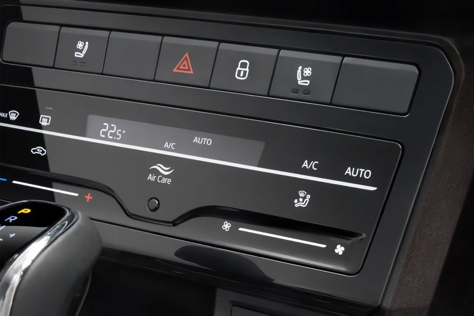 Front AC Controls of Skoda Kushaq Front AC Controls of Skoda Kushaq