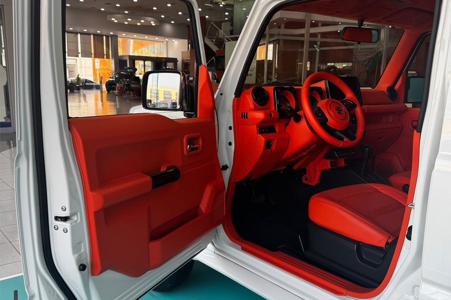 Suzuki Jimny Art Edition Inside Of Drivers Side Open Door