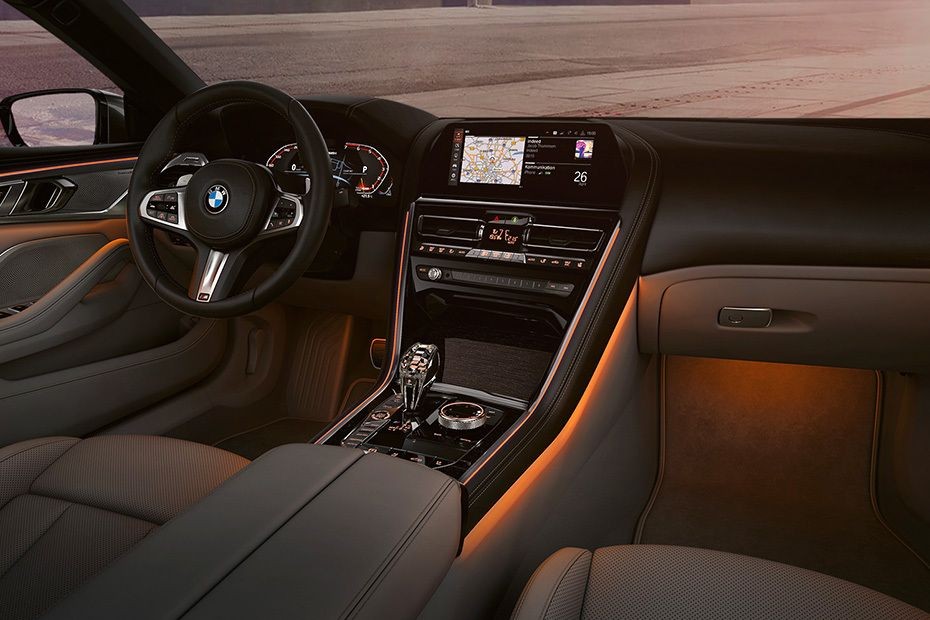 Dashboard View of 8 Series Convertible in UAE