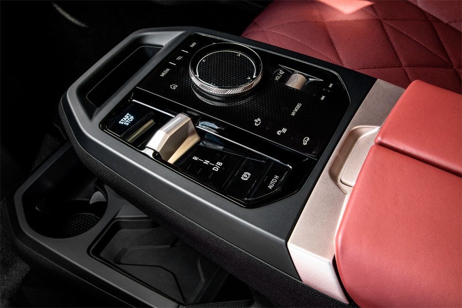 Center Controls of BMW IX in UAE