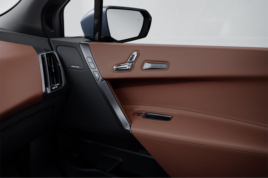 door handle interior of BMW IX 2026 in UAE