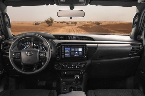 Dashboard View of Hilux Adventure