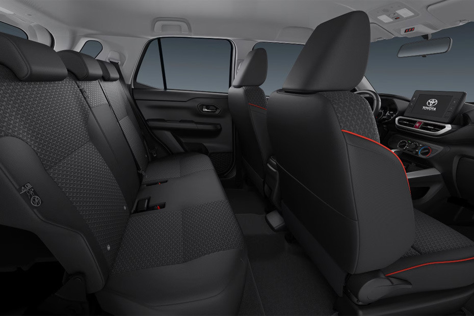 Toyota Raize Front And Rear Seats Together in UAE