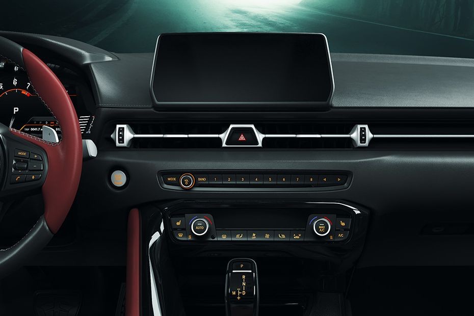 Front AC Controls of Toyota Supra (2023) in UAE