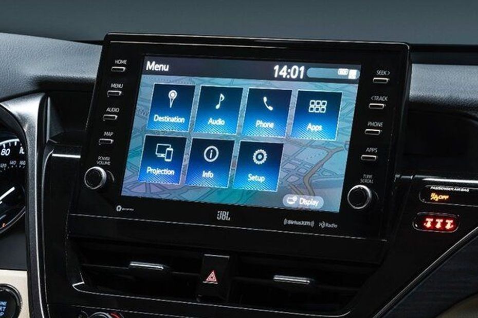 Front AC Controls of Toyota Camry Hybrid in UAE
