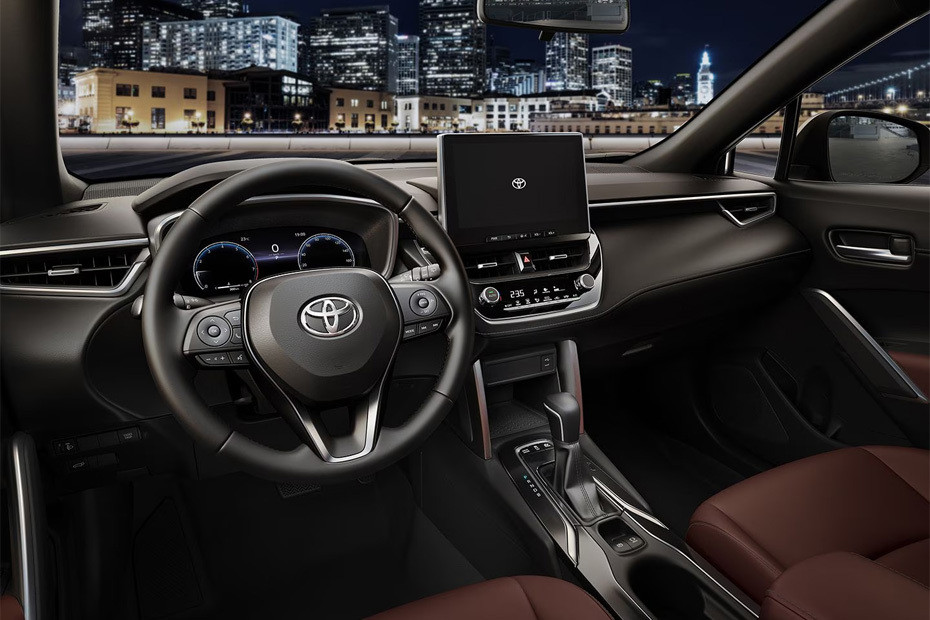 Dashboard View of Corolla Cross