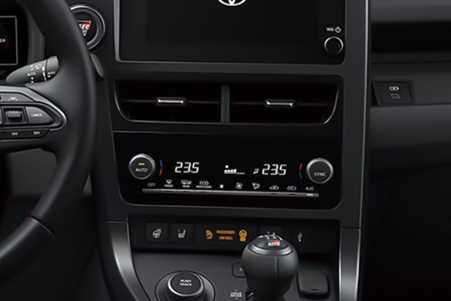 Front AC Controls of Toyota GR Yaris