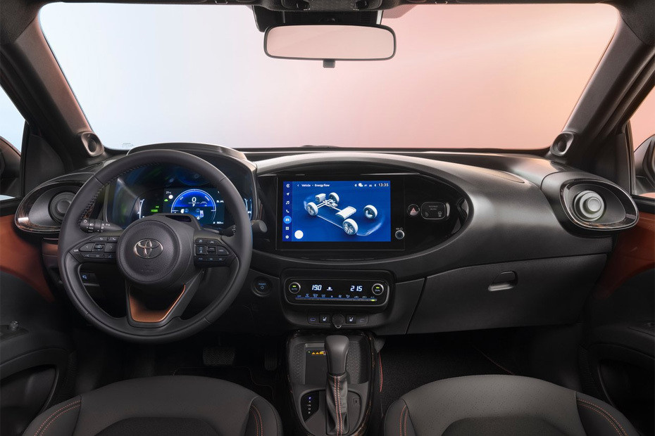 Dashboard View of Aygo X in UAE