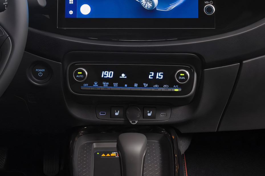 Front AC Controls of Toyota Aygo X in UAE