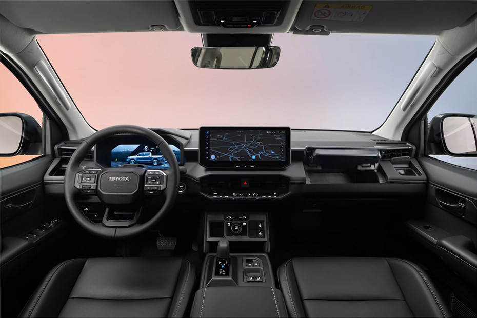 Dashboard View of Hilux BEV in UAE