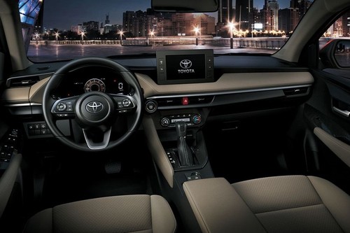 Dashboard View of Yaris Sedan