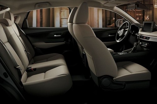 Toyota Yaris Sedan Front And Rear Seats Together