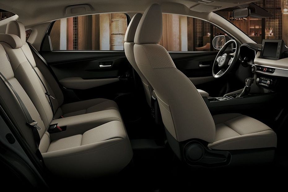 Toyota Yaris Sedan Front And Rear Seats Together in UAE