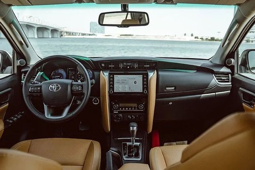 Dashboard View of Fortuner
