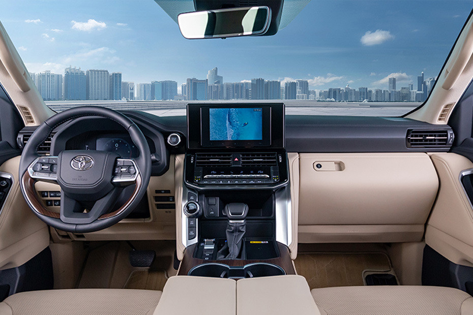 Dashboard View of Land Cruiser